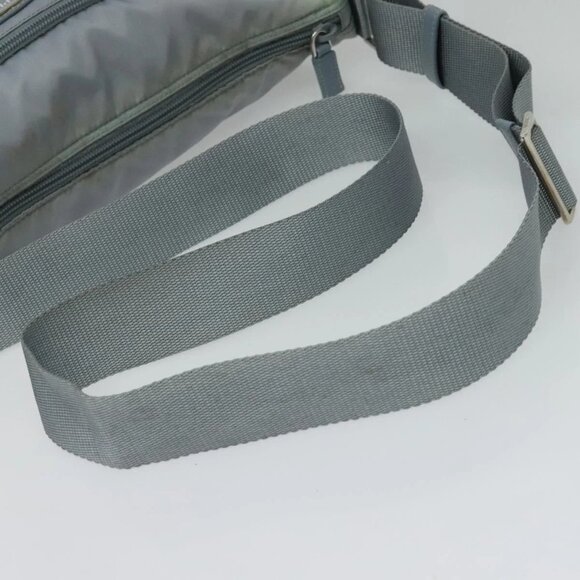 PRADA Shoulder Bag Nylon Light Blue Silver Auth BA4705 - Picture 8 of 16
